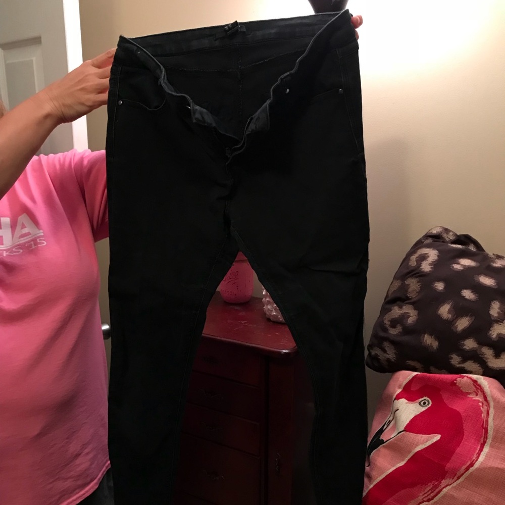 Forever 21 Faded Black Skinny Jeans